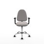 PIQUERAS Y CRESPO Silla de oficina Aýna Blanca con Brazos 1D
