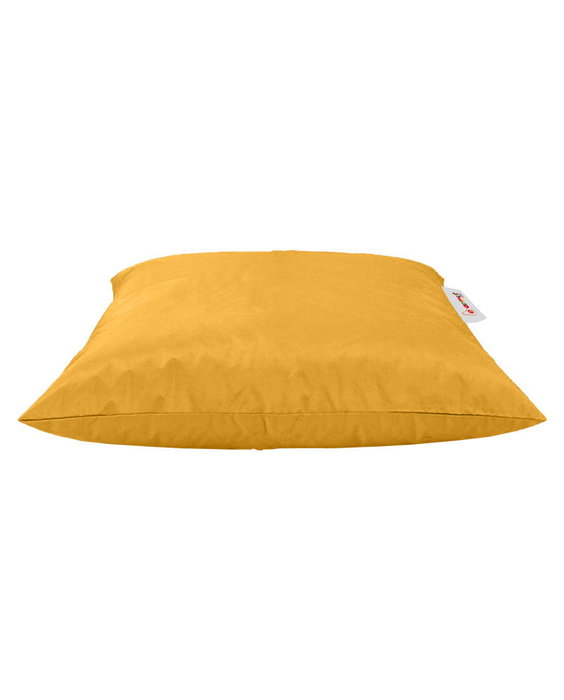 Atelier Del Sofa Cojín Pouf 40x40 cm Amarillo Impermeable Alta Densidad Confortable