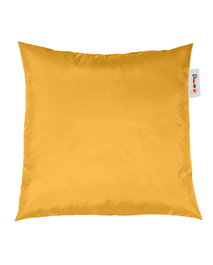 Atelier Del Sofa Cojín Pouf 40x40 cm Amarillo Impermeable Alta Densidad Confortable