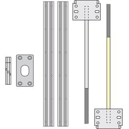 HERRAJES ALK Enderezador Puerta Split 2000Mm Reg.Centro