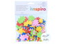 Innspiro Flores de goma EVA adhesiva 120u.