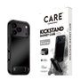 PanzerGlass CARE by PanzerGlass Kickstand Case para iPhone 17 Pro, Smokey m. Schwarz con MagSafe y Soporte