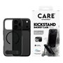 PanzerGlass CARE by PanzerGlass Kickstand Case para iPhone 17 Pro, Smokey m. Schwarz con MagSafe y Soporte