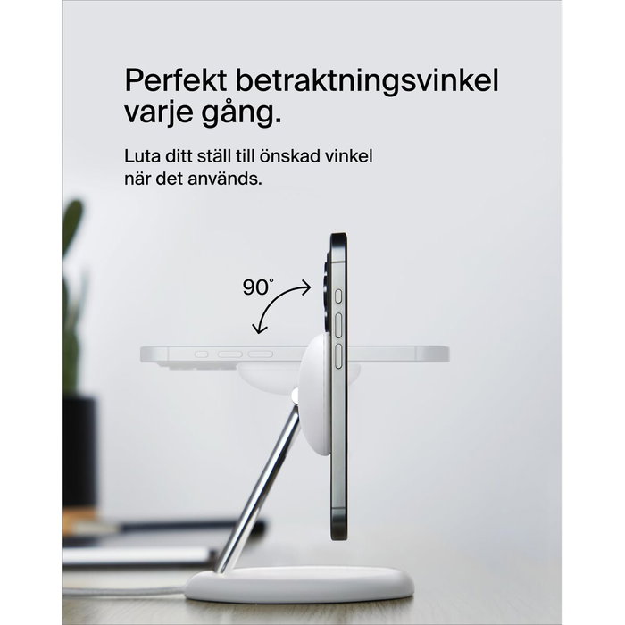 Belkin Base de carga inalámbrica 3 en 1 Qi2 Blanco WIZ023VFWH