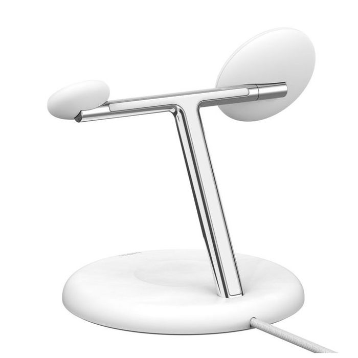 Belkin WIZ023VFWH Base de Carga Inalámbrica 3 en 1 Qi2 15W para iPhone, Apple Watch y AirPods, Inclinación Ajustable, Color Blanco Belkin WIZ023VFWH Base de Carga Inalámbrica 3 en 1 Qi2 15W para iPhone, Apple Watch y AirPods, Inclinación Ajustable, Color Blanco