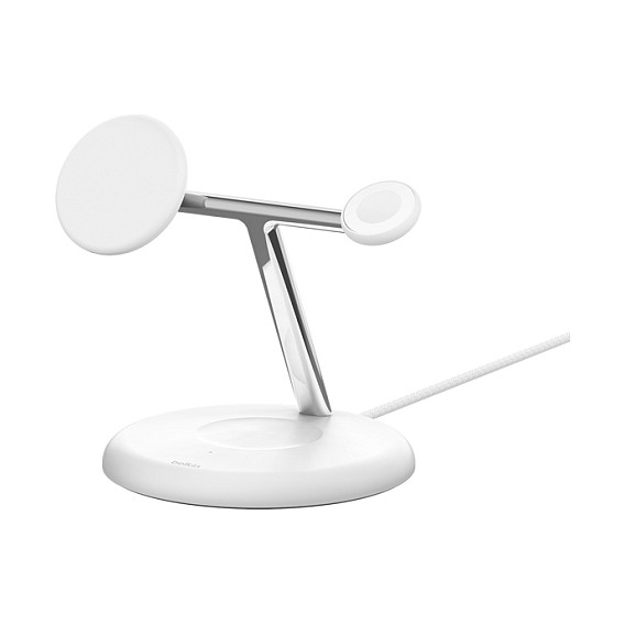 Belkin Base de carga inalámbrica 3 en 1 Qi2 Blanco WIZ023VFWH