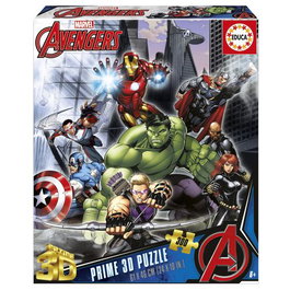 EDUCA BORRAS Puzzle 3D Lenticular Marvel Avengers de 300 piezas