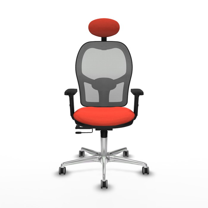 PIQUERAS Y CRESPO Silla de oficina Jorquera Naranja oscuro y Gris PIQUERAS Y CRESPO Silla de oficina Jorquera Naranja oscuro y Gris