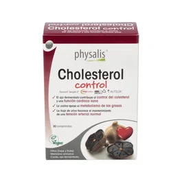 PHYSALIS Cholesterol Control 30 Comprimidos para Mantener Niveles Normales de Colesterol y Corazón Sano
