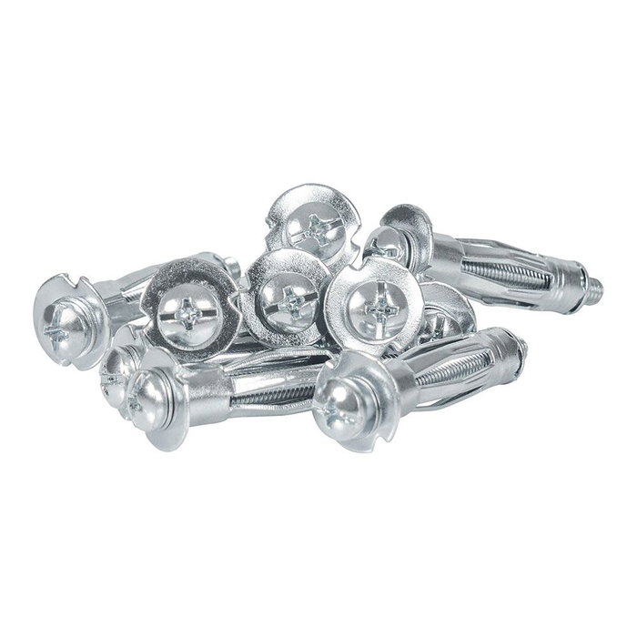 Rapid Taco de Expansión Metálico Ø11x37 Tornillo M5x48 Especial Pladur Paredes Huecas 10 Unidades