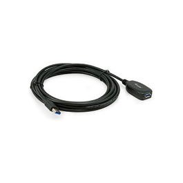 EQUIP Extensión USB-A 3.0 a USB-A 3.0 Macho Hembra 5m 5Gbps Negro 133346