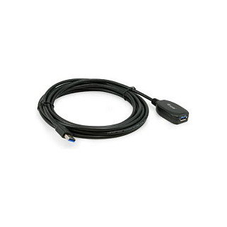 Equip Cable de Extensión USB 3.2 Gen 1 de 5m USB-A Macho a Hembra Negro Equip Cable de Extensión USB 3.2 Gen 1 de 5m USB-A Macho a Hembra Negro