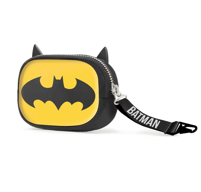 DC Comics - Monedero Pill Chibi Batman - Colección DC Comics - Negro - PVC - Dimensiones 2 x 12,5 x 9 cm