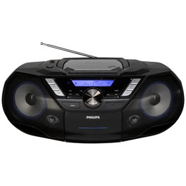 Philips AZB798T/12 Ghettoblaster con CD, Cassette y Bluetooth