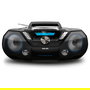 Philips CD Soundmachine Radio Portátil AZB798T/12 Ghettoblaster con CD, Cassette, Radio DAB/DAB+/FM, Bluetooth, USB y Mando a Distancia - Negro