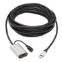 Tripp Lite Cable Activo de Extensión USB-C Macho a USB-C Hembra U330-05M-C2C, 5 m (16.4 ft), USB 3.2 Gen 1 (3.1 Gen 1), Extiende Señal, Hasta 5 Gbps, Negro/Gris