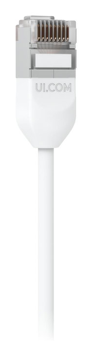 Ubiquiti Cable Cat 6A UTP 1m, hasta 10 GbE, PoE++, Termoplástico (TPE), Blanco Ubiquiti Cable Cat 6A UTP 1m, hasta 10 GbE, PoE++, Termoplástico (TPE), Blanco