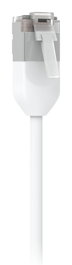 Ubiquiti Cable Cat 6A UTP 1m, hasta 10 GbE, PoE++, Termoplástico (TPE), Blanco