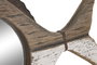 DKD Home Decor Espejo de Paulownia y Cristal Pez Blanco