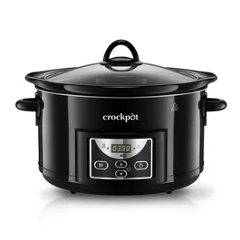 Crock-Pot SCCPRC507B Olla de Cocción Lenta / Slow Cooker 4.7 Litros Temporizador Programable Cuenta Atrás Negro