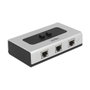 DeLOCK 87673 Switch KVM RJ45 10/100/1000mbps 2 Port manual bidireccional
