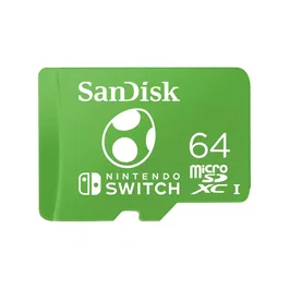 SanDisk SDSQXAO-064G-GN6ZN Tarjeta de Memoria microSDXC UHS-I de 64 GB para Nintendo Switch, 100 MB/s