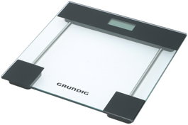 GRUNDIG Báscula de baño digital cristal transparente