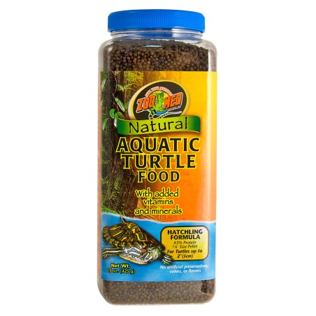 ZooMed Alimento Tortuga Acuatica Hatchling 425 gr Microgránulos para crías con Vitamina A