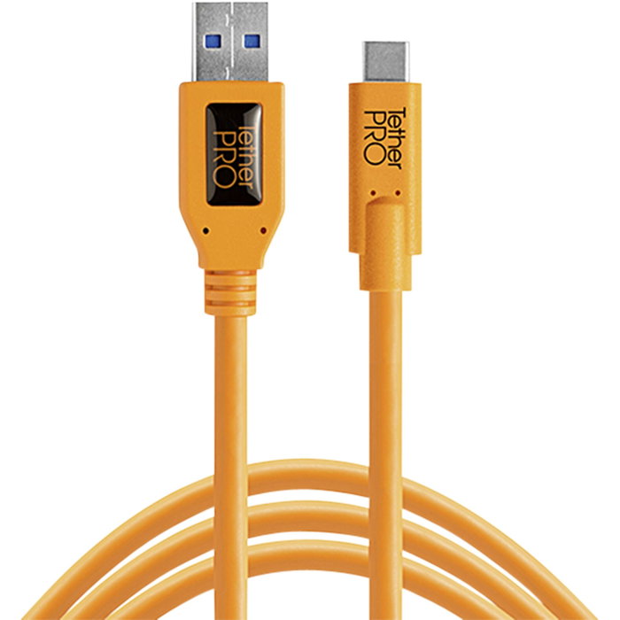 Tether Tools TetherPro USB 3.0 a USB-C 4,60m Naranja Tether Tools TetherPro USB 3.0 a USB-C 4,60m Naranja
