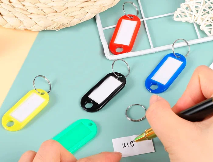 Q-connect Llavero Portaetiquetas Color Amarillo Expositor Caja 100 Unidades Q-connect Llavero Portaetiquetas Color Amarillo Expositor Caja 100 Unidades