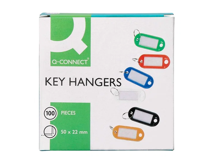 Q-connect Llavero Portaetiquetas Color Amarillo Expositor Caja 100 Unidades Q-connect Llavero Portaetiquetas Color Amarillo Expositor Caja 100 Unidades