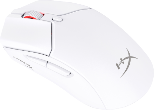 HyperX 6N0A9AA Ratón Gaming Pulsefire Haste 2 Inalámbrico Dual RF Bluetooth Blanco 26000 DPI 60g Ligero PTFE 100h Batería USB-C