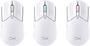 HyperX 6N0A9AA Ratón Gaming Pulsefire Haste 2 Inalámbrico Dual RF Bluetooth Blanco 26000 DPI 60g Ligero PTFE 100h Batería USB-C