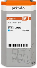 Prindo Cartucho de tinta cian PRIBLC421C Classic
