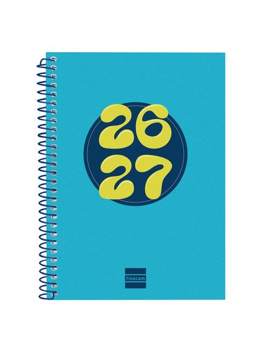 Finocam Agenda Cool para Estudiantes Espiral 2026-2027 Azul Finocam Agenda Cool para Estudiantes Espiral 2026-2027 Azul