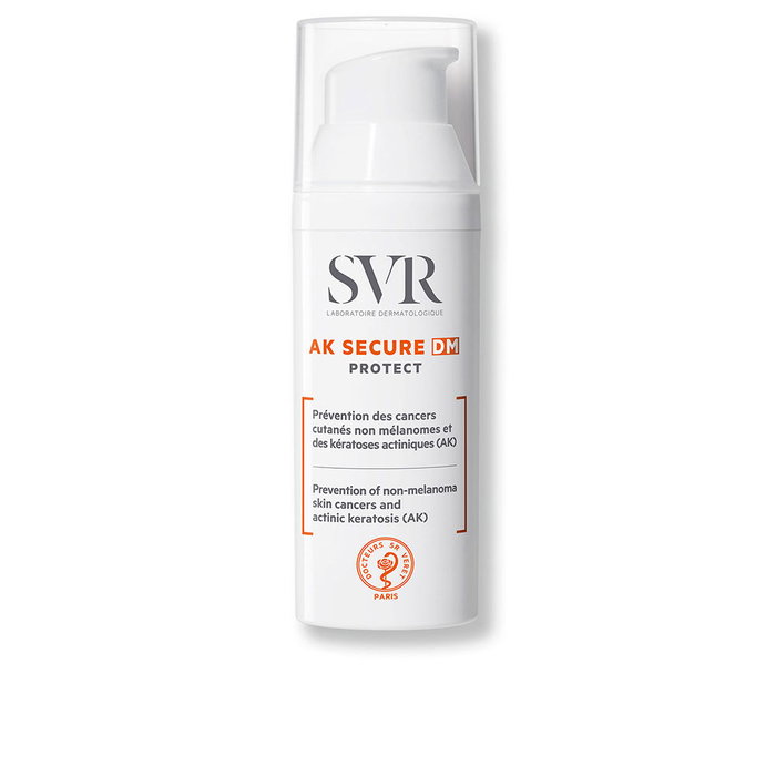 SVR AK SECURE DM protect 50 ml - Protector solar muy alta protección para prevención cánceres de piel no melanoma y queratosis actínicas, textura hidratante SVR AK SECURE DM protect 50 ml - Protector solar muy alta protección para prevención cánceres de piel no melanoma y queratosis actínicas, textura hidratante