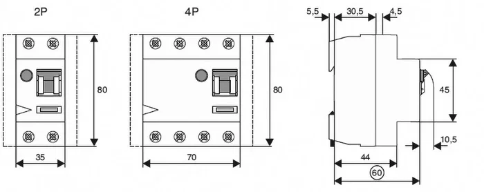 EATON ELECTRIC Interruptor diferencial 25A 30mA 2 polos
