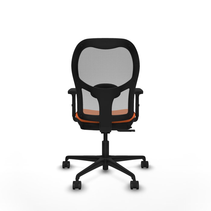PIQUERAS Y CRESPO Silla de oficina Jorquera Naranja y Gris