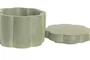 DKD Home Decor Joyero de Cemento Tropical Palm 11x11x8,5 cm Surtido de 2