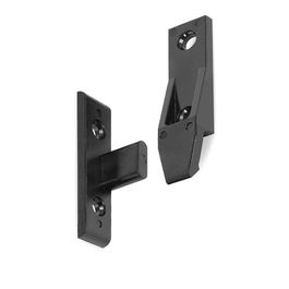 HERRAJES ALK Keku SU M+H Unión Paneles Plástico Negro Montaje Suspendido Desmontable