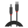 Lindy 36672 Cable USB 2.0 de 1 m con conectores USB A y USB B Negro