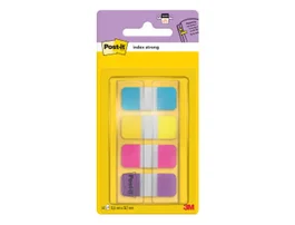 Post-it Banderitas Separadoras Rigidas Dispensador 676-AYPV-EU Amarillo Azul Rosa Violeta 38.1 x 15.8 mm