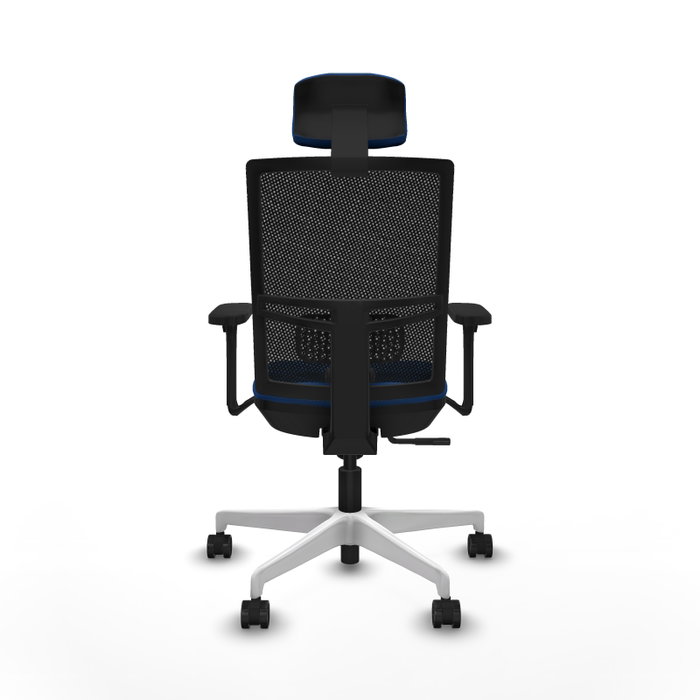 PIQUERAS Y CRESPO Silla de oficina Yunquera con mecanismo Sincro, Azul y Negro PIQUERAS Y CRESPO Silla de oficina Yunquera con mecanismo Sincro, Azul y Negro