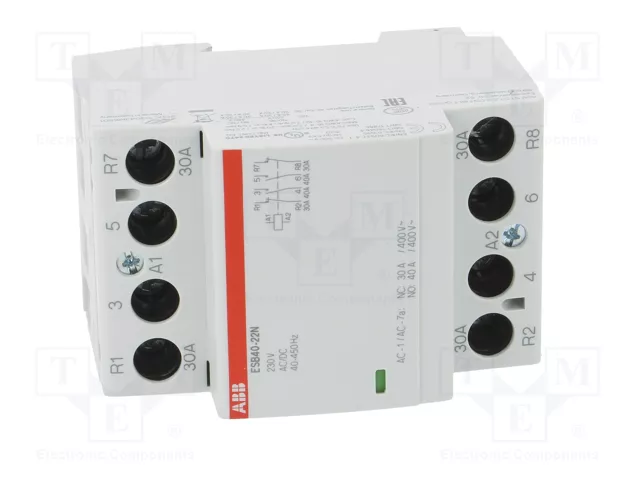 ABB ESB Contactor de instalación 4-polar 40A 230VAC/230VDC