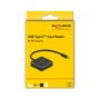 DeLOCK Lector de tarjetas USB Type-C™ para SD Express, SDHC y SDXC 91019