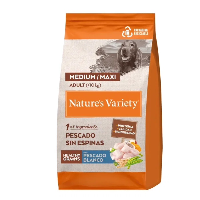 Affinity Nature's Variety Healthy Grain Pienso para Perro Mediano Adulto con Pescado 3 kg Affinity Nature's Variety Healthy Grain Pienso para Perro Mediano Adulto con Pescado 3 kg