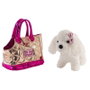 PERLETTI Bolso mano + peluche Dorado perro Didi 28cm