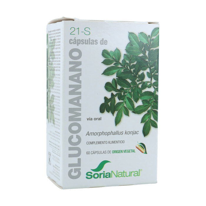 Soria Natural 21-S Glucomanano 60 cápsulas vegetales Soria Natural 21-S Glucomanano 60 cápsulas vegetales