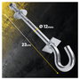 Extralink Gancho para soportes colgantes 12/230mm M12 plata