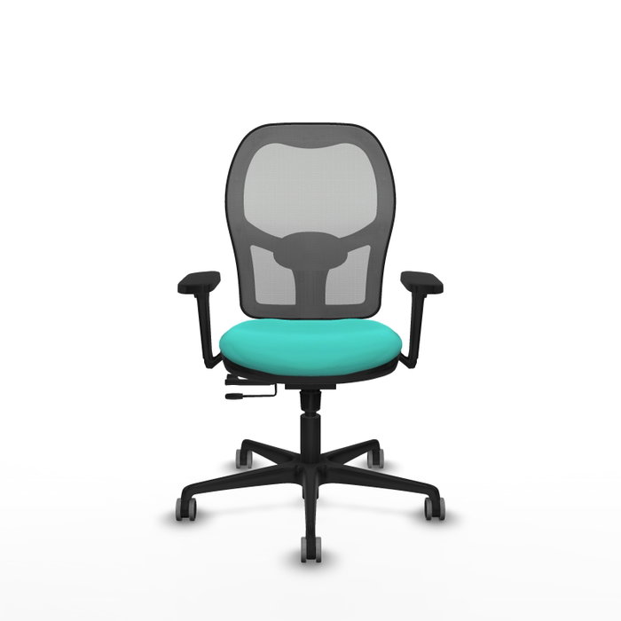 PIQUERAS Y CRESPO Silla de oficina Jorquera con mecanismo Sincro/Traslack, Turquesa y Gris PIQUERAS Y CRESPO Silla de oficina Jorquera con mecanismo Sincro/Traslack, Turquesa y Gris